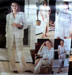 2302 EZ LAPEL JACKET,LONG DRESS,TUNIC,SHORTS,PANTS PATTERN 20-24